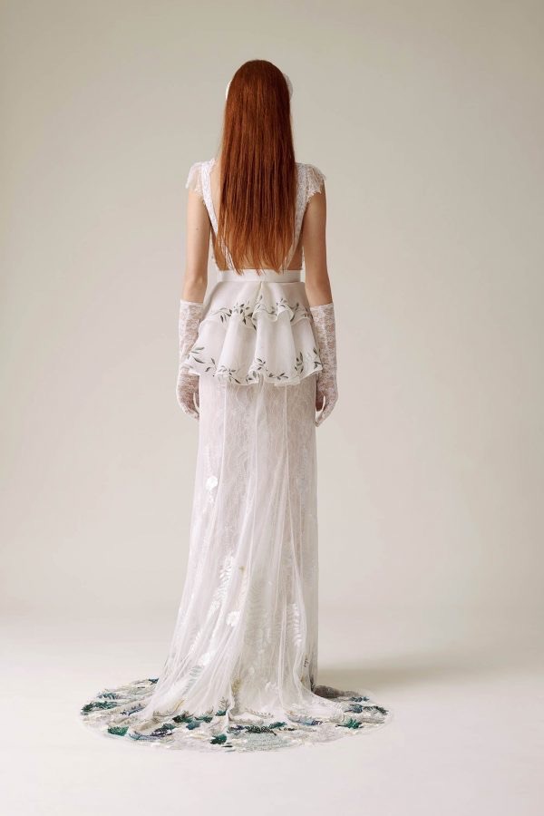 Fern and Lace Gown | Hermione de Paula Bridal Boutique