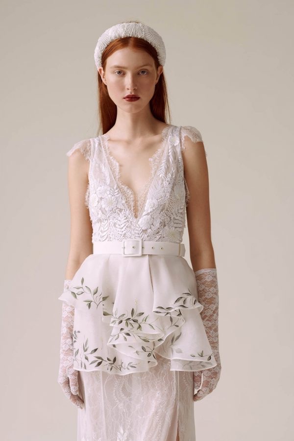 Fern and Lace Gown | Hermione de Paula Bridal Boutique